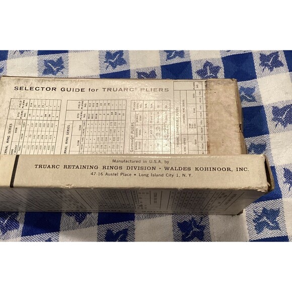 Vintage Adjustable Assembly Pliers Waldes Truarc STD #1  Internal & #2 External - Picture 11 of 12